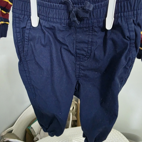 Ralph Lauren Kids Polo - Navy, Yellow, Red Stripes - Picture 3 of 3